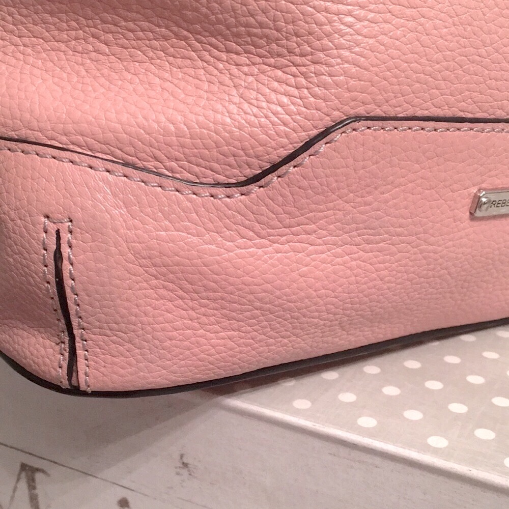 Like New! Rare 🎀 Rebecca Minkoff Pink Leather Full Size Lexie Tassel Bucket Bag! - Picture 8 of 15